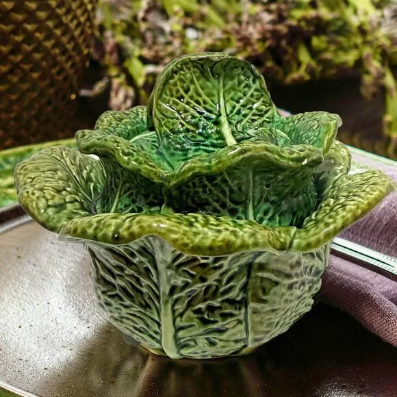 *RARE* Vintage Cabbage Tureen - Picture 1 of 12